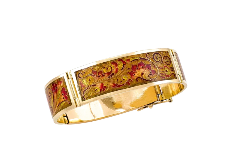 Amber Scroll Bracelet