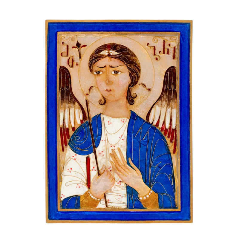 Archangel Enamel Icon